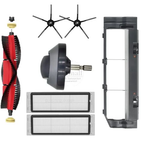 Accessoires et pièces détachées pour aspirateur Xiaomi Roborock S5 Max S6 S6 Maxv : kit de remplacement pour brosse rotative, filtre HEPA et chiffon de nettoyage.
