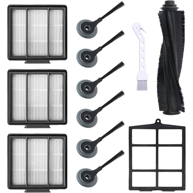 Sunxury - Accessoires Filtre Pour Shark Rv850 S87 R85 Balayeuse Brosse Latérale Brosse Principale Écran Filtre Brosse Principale Couverture