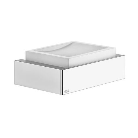 Accessoires Gessi Rettangolo porte-savon mural, plat blanc,