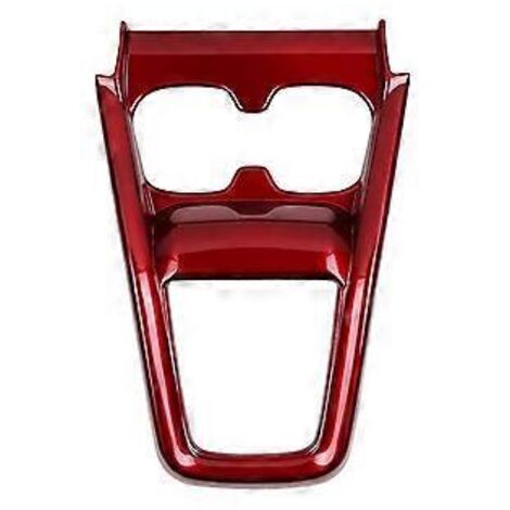 Accessoires intérieurs pour console centrale de voiture Suzuki SW (rouge) : cache-porte-gobelet, cadre de levier de vitesse, autocollant de garniture.