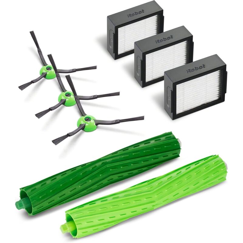 Accessoires: kit d'entretien pour série E, II, J Comprenant Filtre, Caoutchouc et brosses pour Coins et Bords