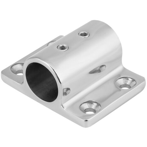 Accessoires marins de bateau d'acier inoxydable de base rectangulaire de tube/tuyau pour le bateau 25mm
