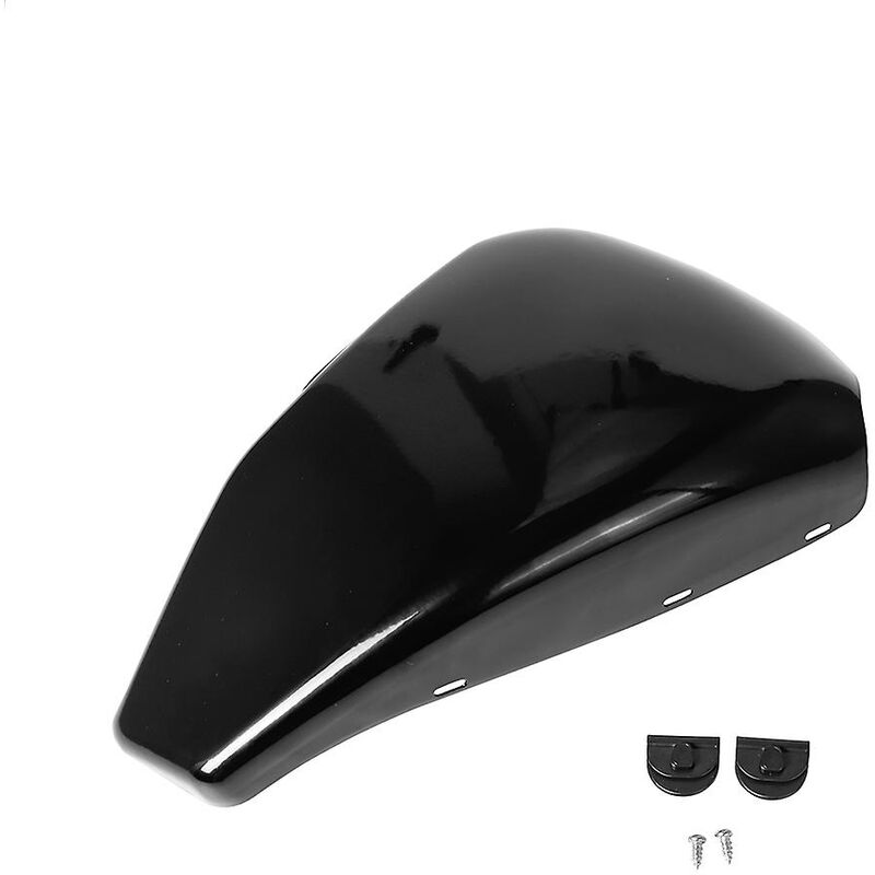 Linghhang - Accessoires moto Harley 04-13 ans XL1200 883 X48 avion gauche couvercle de batterie plaque de protection noir brillant
