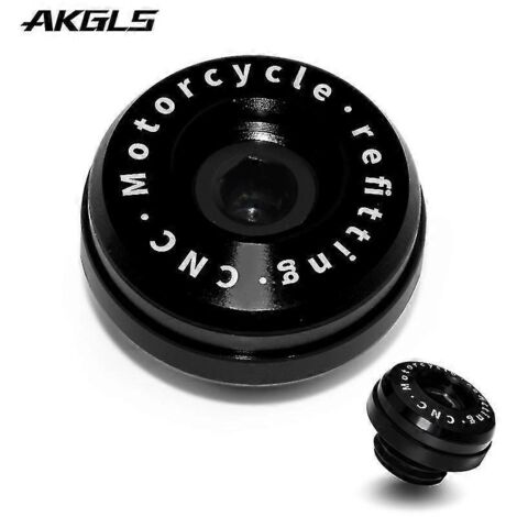 Accessoires moto Kawasaki Z800 Z650 Z900 Z400 Z1000 Z1000r Z1000sx Z900rs : couvercle de bouchon de filtre à huile moteur et cache-boulon (noir)