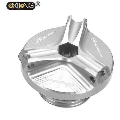 Accessoires moto pour Suzuki Hayabusa GSX1300R GSX 1300R Gen 3 2021-2022 : Bouchon de remplissage d'huile moteur en aluminium usiné CNC