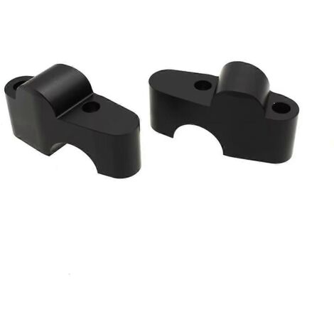 Accessoires moto Rehausseurs de guidon à fixation par collier Noir