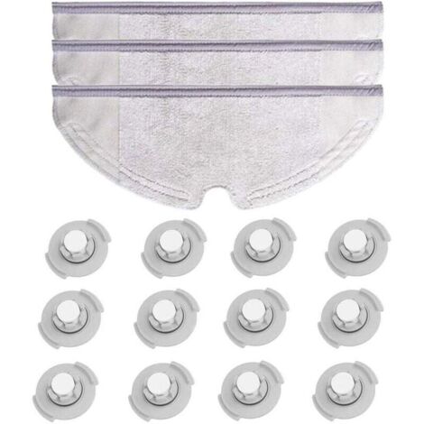 Accessoires Nettoyeur Xiaomi 3 Chiffons Microfibre 12 Noyaux Eau Compatible S5 Max S6 MaxV S6 Pure T6
