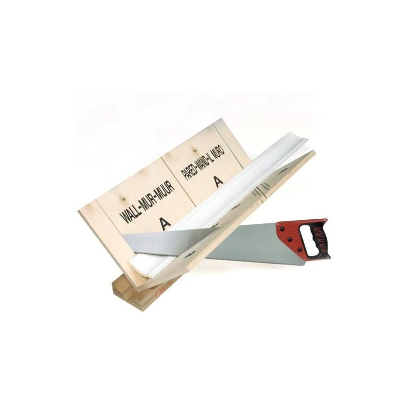 Boite à onglets en bois + scie Orac Decor