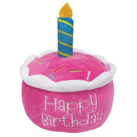 Accessoires pour animaux de compagnie, Peluches pour animaux de compagnie, Cadeaux d'anniversaire pour chiens, Peluches gâteau d'anniversaire pour animaux de compagnie