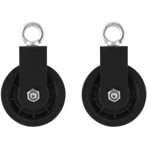 Accessoires pour appareils de fitness, poulies rotatives silencieuses en nylon, poulies pour câbles à domicile, accessoires pour équipements de gym - poulies rainurées en nylon