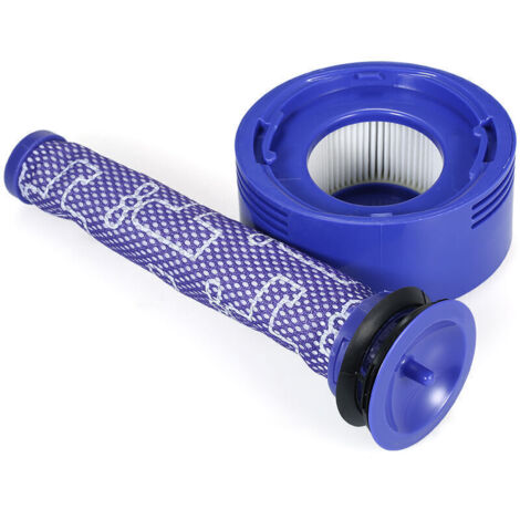 Accessoires pour aspirateur Dyson V7 V8 Ensemble de 2 pieces (filtre avant + filtre arriere)