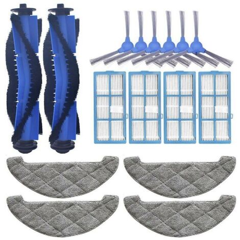 Accessoires pour aspirateur Proscenic – comprenant brosse principale, brosse rotative, filtre HEPA et tapis de nettoyage