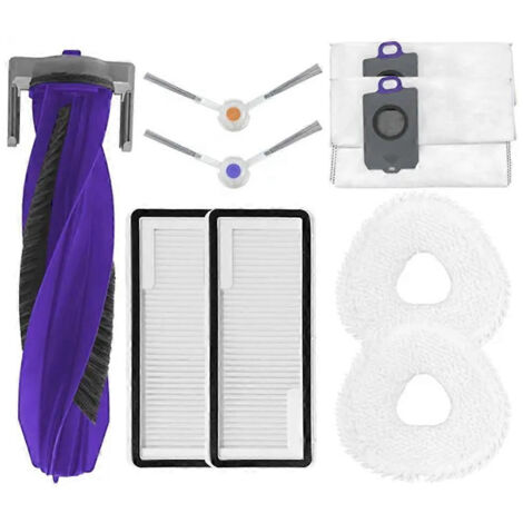 Accessoires pour aspirateur robot Narwal Freo Z Ultra / YJCC017 : brosse principale latérale, filtre HEPA, lingette de nettoyage et sac à poussière