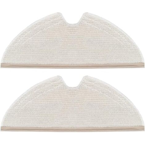 Accessoires pour aspirateur robot Xiaomi Roborock S50, lot de 2 chiffons de nettoyage