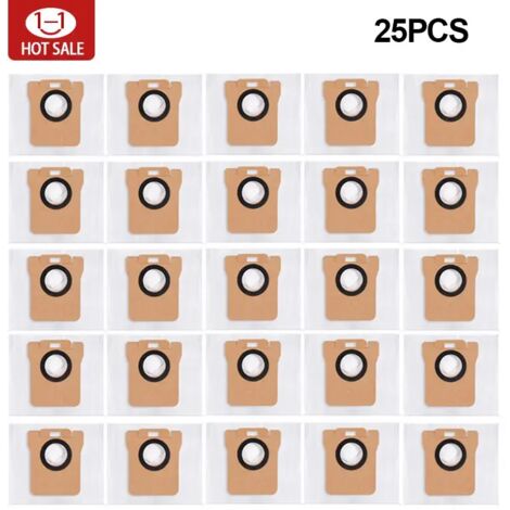 Accessoires pour aspirateur robot Xiaomi X20+ / X20 Plus : sac à poussière, chiffon de nettoyage, brosse principale, filtre HEPA et pièces de rechange-AquaForge