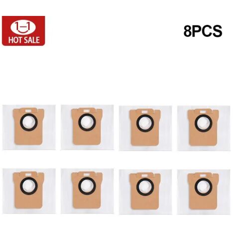 Accessoires pour aspirateur robot Xiaomi X20+ / X20 Plus : sac à poussière, chiffon de nettoyage, brosse principale, filtre HEPA et pièces de rechange-AquaForge