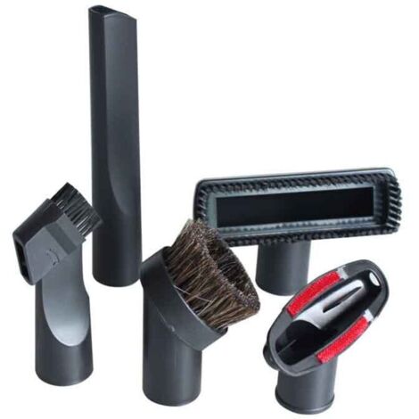 Accessoires pour aspirateur (version européenne) : tête de brosse plate/brosse ronde/tête de brosse 2 en 1 – diamètre intérieur : 32 mm