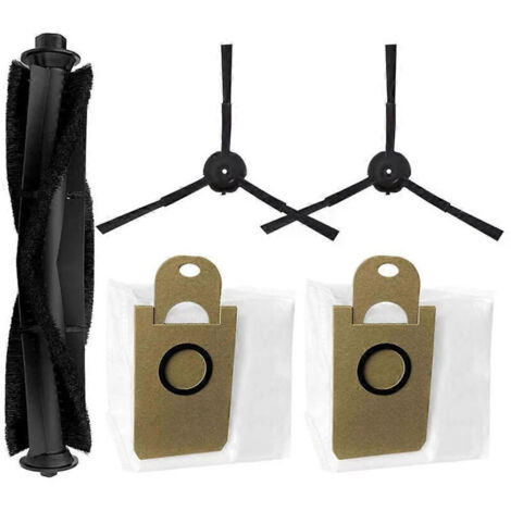 Accessoires pour aspirateurs Proscenic X1/X1S/MGTEC Twinboth S10 Ultra : brosse principale + brosse latérale + sac à poussière