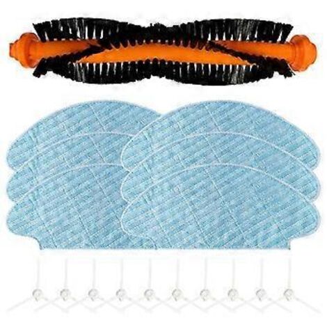Accessoires pour aspirateurs robots : brosses latérales principales, lingettes de nettoyage