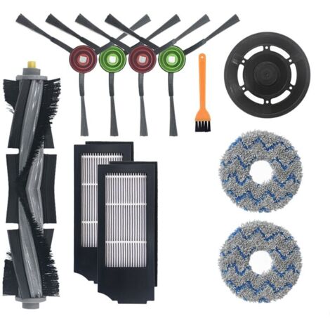 Accessoires pour balayeuse T10 TURBO : brosse principale, brosse latérale, filtre de nettoyage-AquaForge