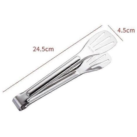 Accessoires pour barbecue et pique-nique, ustensiles de cuisine en acier inoxydable, pince multifonctions de 23 cm (9 pouces). - AquaForge