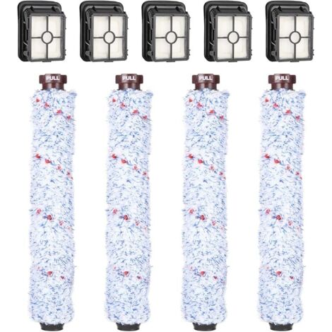 Accessoires pour Bissell Crosswave 3-en-1 Brosse Rouleau et Filtre de Remplacement pour aspirateur de Rechange pour aspirateur sec et humide BISSELL Crosswave 1785, 2306, 2305, 17132