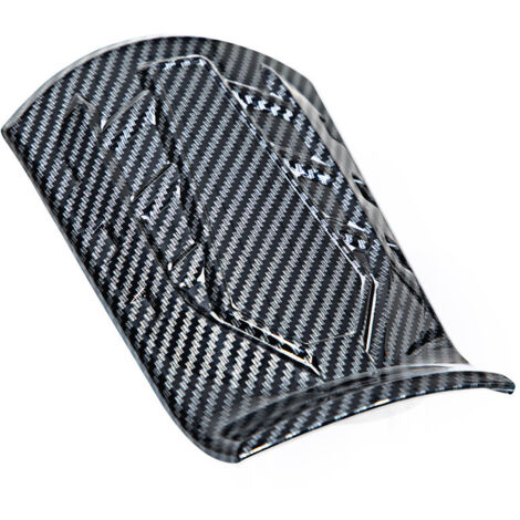Accessoires pour bouchon de réservoir de carburant en plastique avec impression par transfert d'eau et texture en fibre de carbone modifiée, compatibles avec les Yamaha XMAX300 (2020-2024).