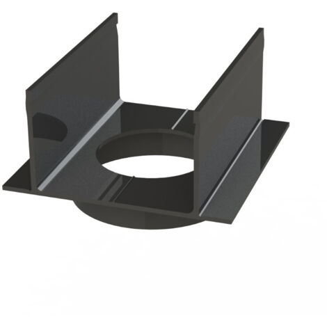 Accessoires pour caniveaux AquaDrain BIG et TOP Stone - 100/100 - LINE ECO -         Sortie inférieure excentrique de Ø 110 mm