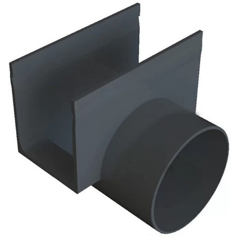 Accessoires pour caniveaux Slimline - ACO - Sortie latérale de Ø 80 mm