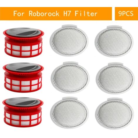 Accessoires pour filtre HEPA Roborock H6 H7 : pièces de rechange, sacs à poussière, aspirateurs portables sans fil, etc.-AquaForge