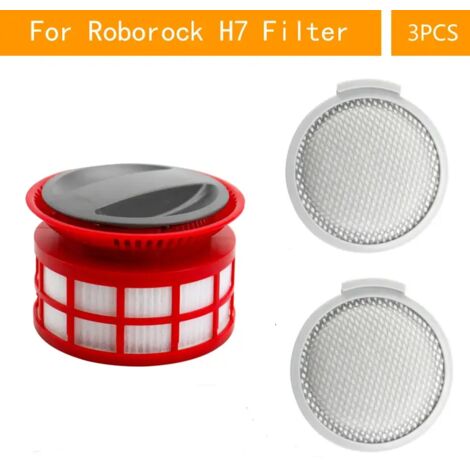 Accessoires pour filtre HEPA Roborock H6 H7 : pièces de rechange, sacs à poussière, aspirateurs portables sans fil, etc.-AquaForge
