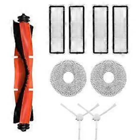 Accessoires pour filtres de brosse principale et de brosse latérale compatibles avec les robots aspirateurs S10, X10 et L10s