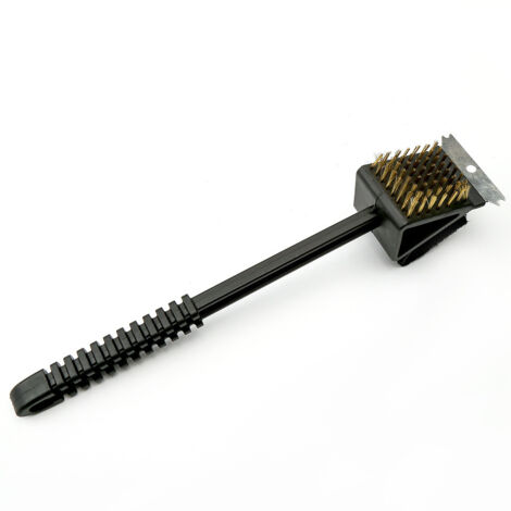Accessoires pour grillades extérieures Filet pour grillades, Brosse de nettoyage triangulaire, Brosse de nettoyage triangulaire pour grillades