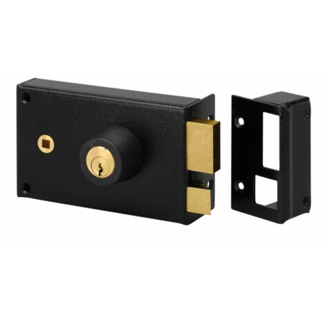 Accessoires pour Idea Barre - ISEO - Jeu de tringles avec obturateur et gâche - pour porte 2 battants - Blanc ral 9016