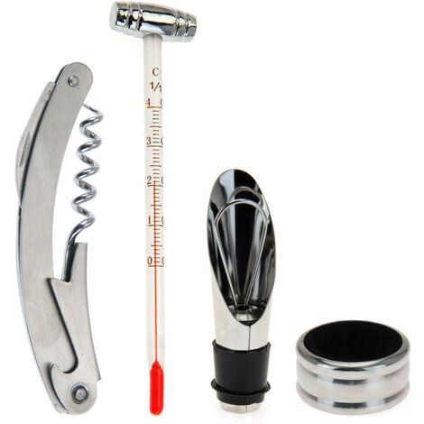 Accessoires pour le vin, set de 4 pièces