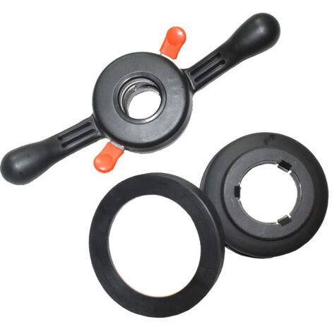 Accessoires pour machine d'équilibrage : écrou de verrouillage rapide, poignée mécanique, dispositif de fixation de pneu, poignée mobile d'ouverture et de fermeture du pneu (avec bol de type 383).