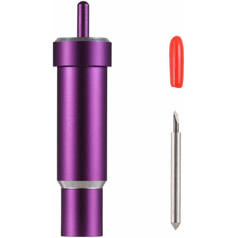 accessoires pour machines à écrire et à découper cricut, lame 30° violet soft cutting fine knife UNOIU