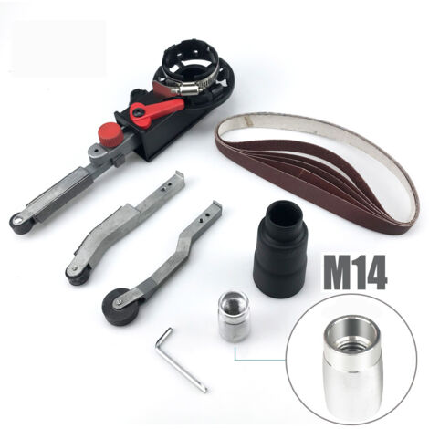Accessoires pour meuleuse d'angle et ponceuse à bande, ponceuse à bande 14 mm