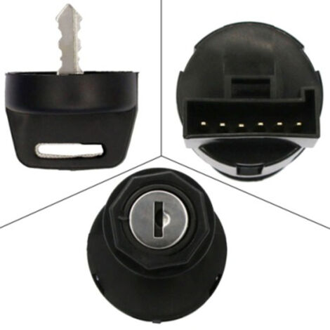 Accessoires pour motos : Serrure de porte électrique compatible avec Polaris 500 4011002 ATV ATV 6 broches 3 vitesses