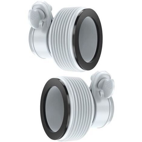 Accessoires pour piscine, Interface de pompe de filtration INTEX type B 1,25 à 1,5 pouce, 2 pièces