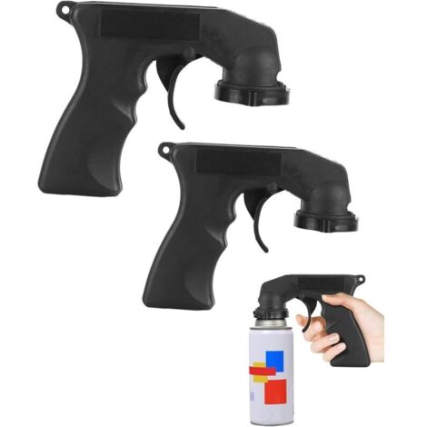 Accessoires pour pistolet à peinture, adaptateur de pulvérisation, poignée de pistolet à peinture, poignée universelle pour bombe aérosol, support de poignée, poignée de pistolet à peinture, paquet de