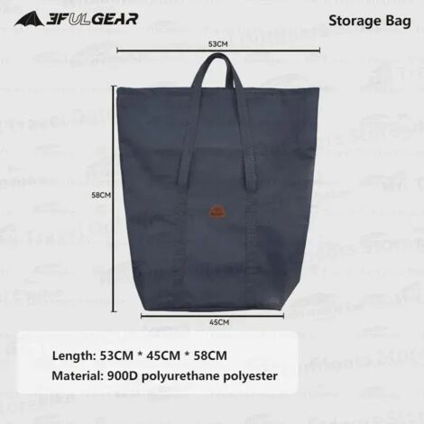 Accessoires pour poêle à granulés 3F UL GEAR : sac de rangement pour cheminée et baril de combustible, accessoire pour poêle à bois de camping (poêle non inclus), réchauds de cuisine portables.