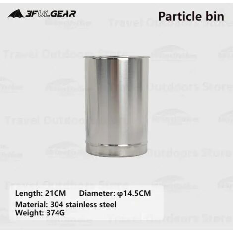 Accessoires pour poêle à granulés 3F UL GEAR : sac de rangement pour cheminée et baril de combustible, accessoire pour poêle à bois de camping (poêle non inclus), réchauds de cuisine portables.