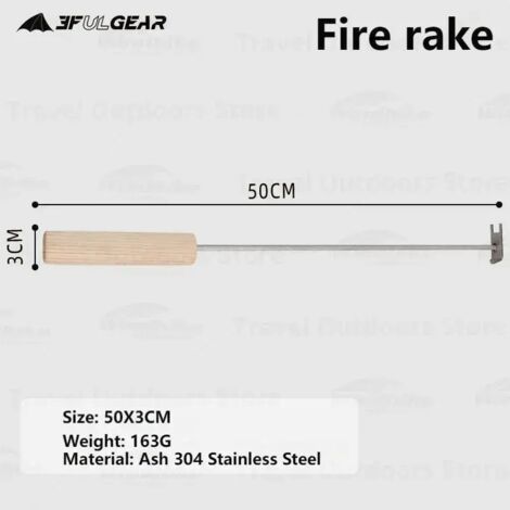 Accessoires pour poêles à bois 3F UL GEAR : sac de rangement en filet isolant, anneau de fixation pour clôture de cheminée, coude de tube, équipement pour four de camping et réchauds de cuisine portab