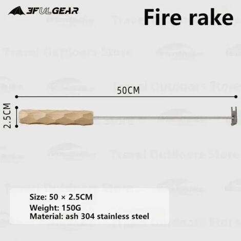 Accessoires pour poêles à bois 3F UL GEAR : sac de rangement en filet isolant, anneau de fixation pour clôture de cheminée, coude de tube, équipement pour four de camping et réchauds de cuisine portab