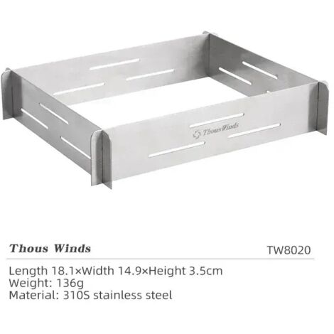 Accessoires pour poêles Thousand Winds compatibles avec le revêtement décoratif en bois massif KOVEA CUBE, réchauds à gaz de camping extérieurs, accessoires de bricolage pour réchauds de cuisine porta