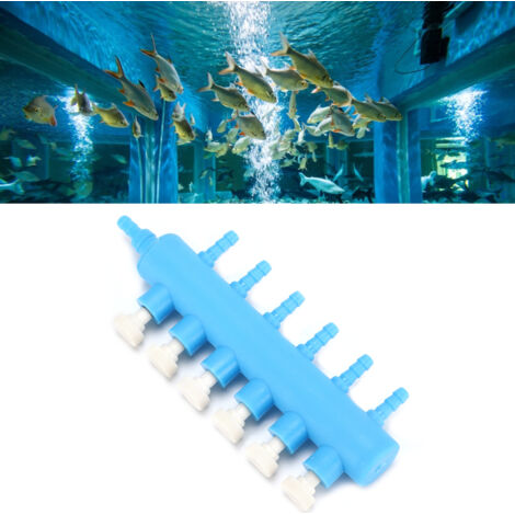 Accessoires pour Pompe à Air Aquarium Raccords Distributeur de Tuyaux avec Robinet Répartiteur 1 en 6-AUTRES