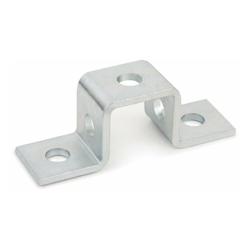 Pattes de fixation pour profilés Index trut - Zingué 41/41 x 40 - Boite de 10