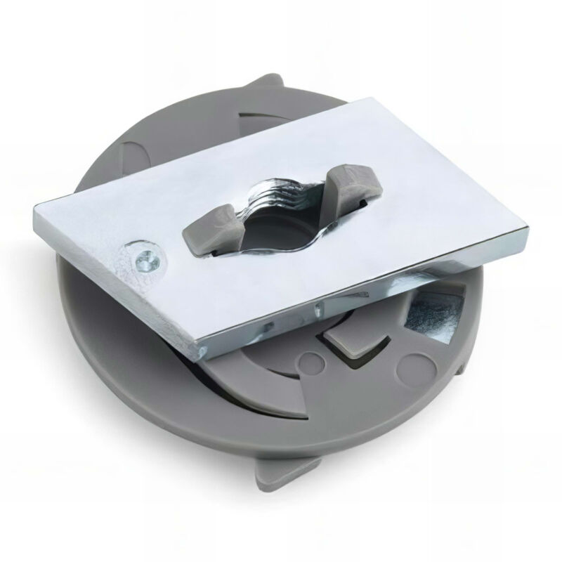 50 accessoires pour profilés M8 type c , écrou guide avec rondelle à fixation rapide, zingué