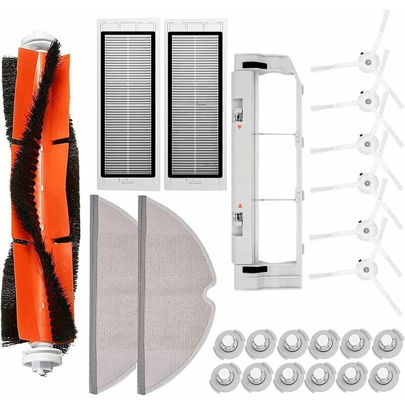 Accessoires pour Robot aspirateur Xiaomi Mi Roborock S55 S50 S51 S5 S6, Kit 24 Pièces
